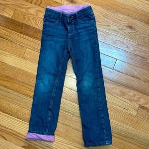 Gap Jeans fleece lined size 5